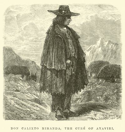 Don Calixto Miranda, le curé d